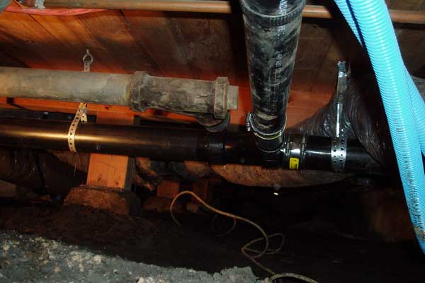 Below Floor Piping